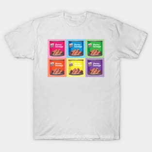 Sausage Warhol Art || Newfoundland and Labrador || Gifts || Souvenirs || Clothing T-Shirt